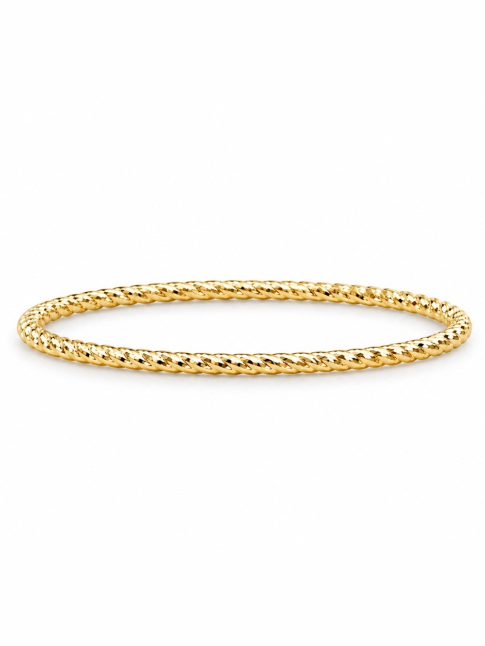 Gold Diamond Cut Sparkle Band